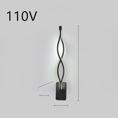 LED Nordic Minimalist Wall Lamp – Bedroom & Bedside Lighting