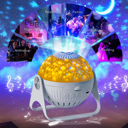 Galaxy Projector – Starry Sky Night Light for Bedroom & Home Decor