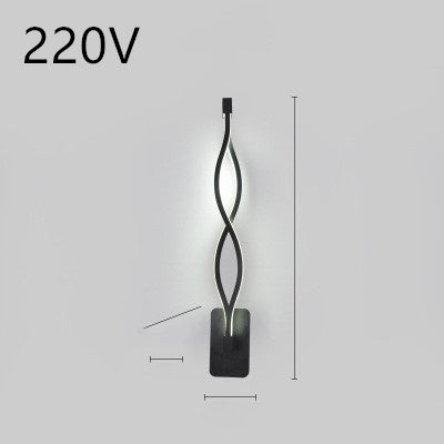 LED Nordic Minimalist Wall Lamp – Bedroom & Bedside Lighting