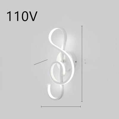 LED Nordic Minimalist Wall Lamp – Bedroom & Bedside Lighting