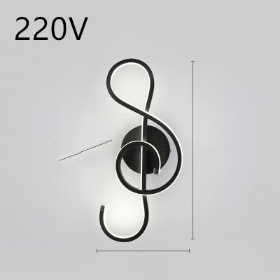 LED Nordic Minimalist Wall Lamp – Bedroom & Bedside Lighting