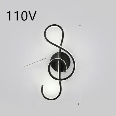 LED Nordic Minimalist Wall Lamp – Bedroom & Bedside Lighting