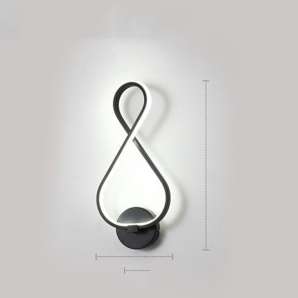 LED Nordic Minimalist Wall Lamp – Bedroom & Bedside Lighting