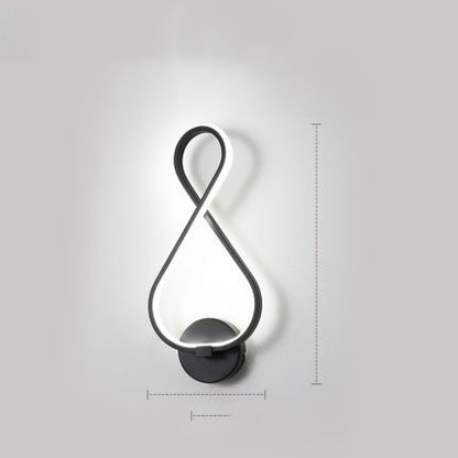 LED Nordic Minimalist Wall Lamp – Bedroom & Bedside Lighting