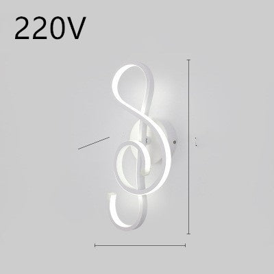 LED Nordic Minimalist Wall Lamp – Bedroom & Bedside Lighting