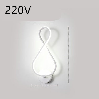 LED Nordic Minimalist Wall Lamp – Bedroom & Bedside Lighting