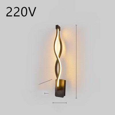 LED Nordic Minimalist Wall Lamp – Bedroom & Bedside Lighting